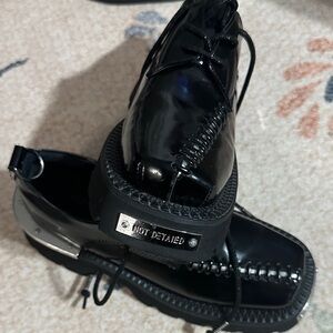 Derby’s Not detailed Black Patent Leather Shoes